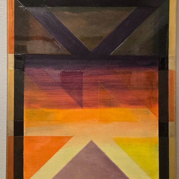 ORIGINAL Painting- PRISM- 16" X 20" Modern, Surrealism, Abstract texture - Picture 6 of 7